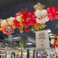 Guirlande de ballon Noel intermarché