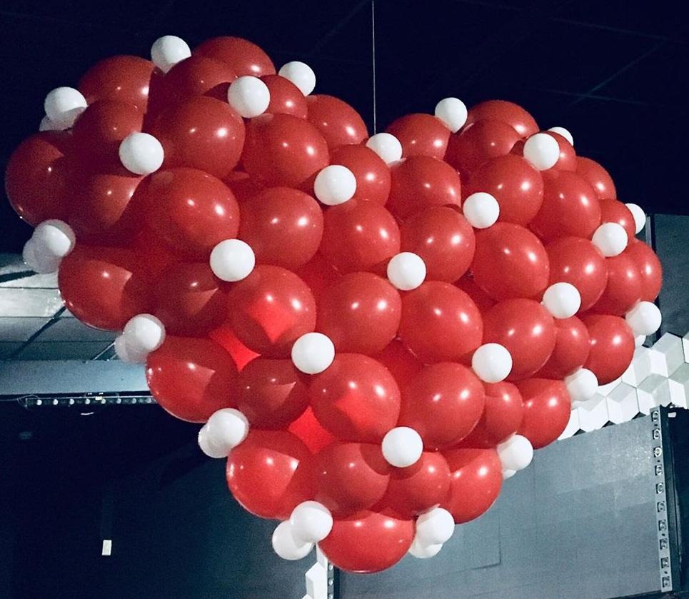 Ballon coeur Saint valentin