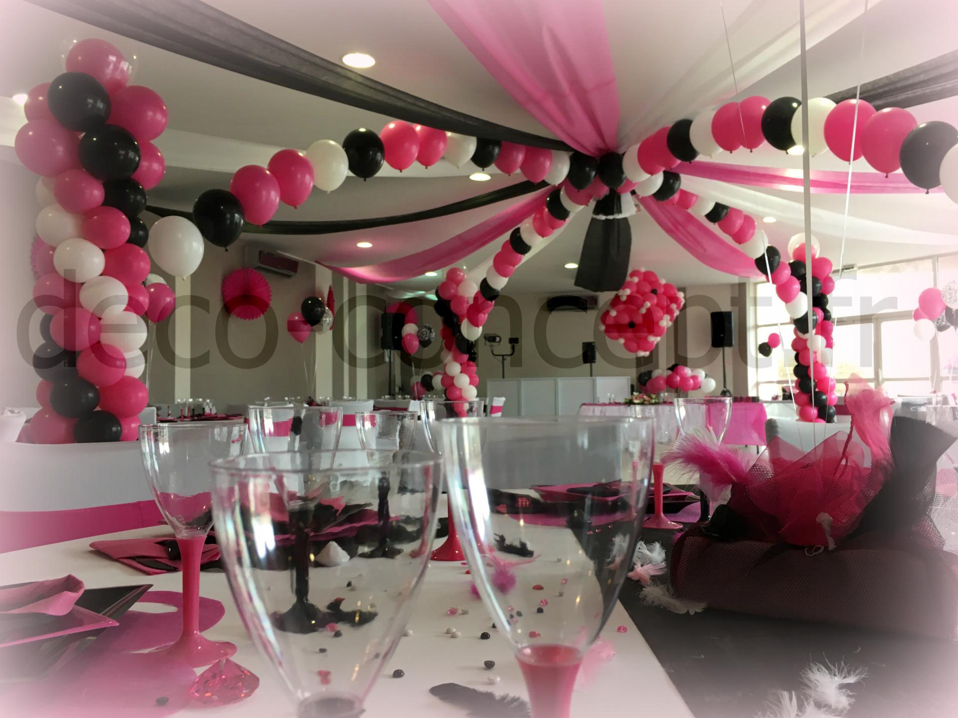 Décoration avec ballons pour Mariage