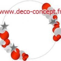 Noël cerceau ballon organique