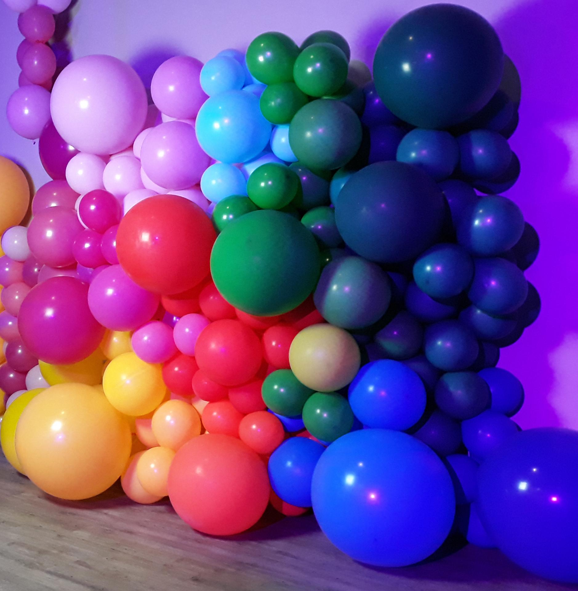 Mur en Ballons pour photo cabine - borne selfies