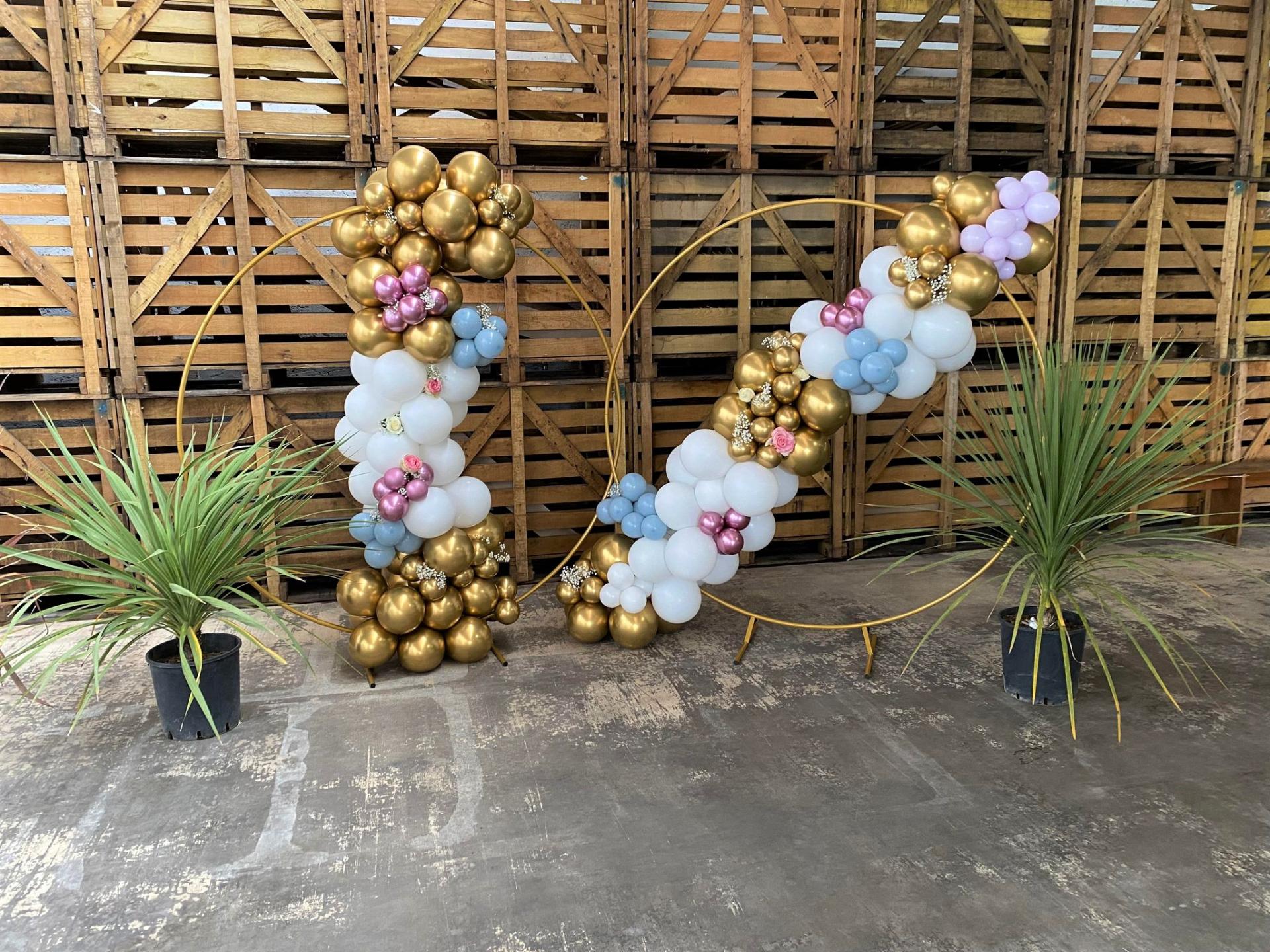 Guirlande ballon organique