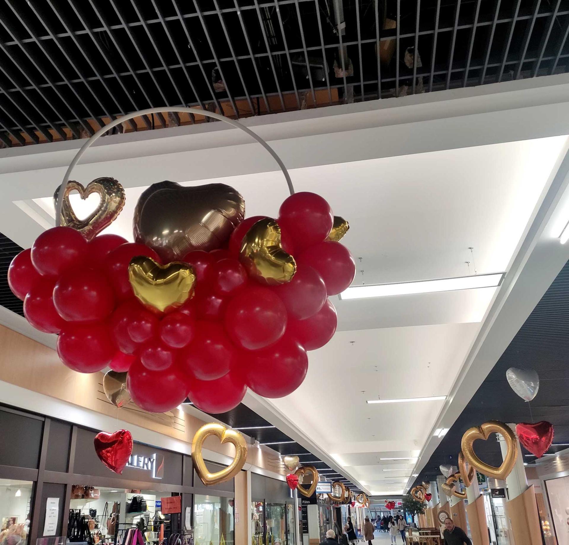 Cerceau ballon Saint Valentin