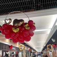 Cerceau ballon Saint Valentin
