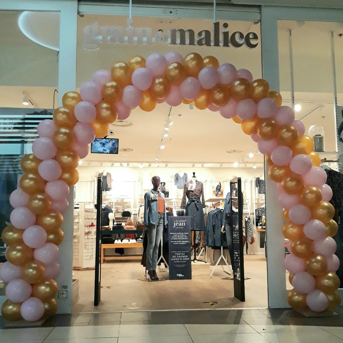 Inauguration boutique, arche en Ballon Montpellier